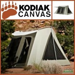 Kodiak Canvas 10x14 ft Flex Bow VX Canvas Tent with Ground Tarp