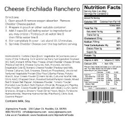AlpineAire Foods Cheese Enchilada Ranchero #2