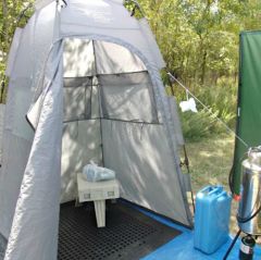 Cleanwaste Toilet System Kit with Shelter #7
