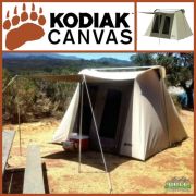 Kodiak Canvas 10x10 ft Flex Bow Canvas Tent Deluxe