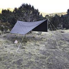 Kodiak Canvas Super 6 Tarp with Tent Poles #2