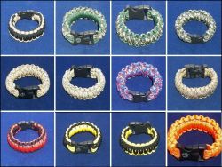 Life Support  Survival Bracelet Dual Colors Small Buckle #4