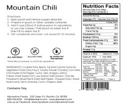 AlpineAire Foods Mountain Chili #2