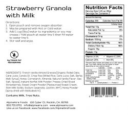 AlpineAire Foods Strawberry Granola with Milk #2