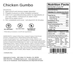 AlpineAire Foods Chicken Gumbo #2
