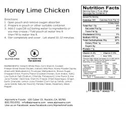 AlpineAire Foods Honey Lime Chicken #2