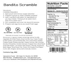 AlpineAire Foods Bandito Scramble #2