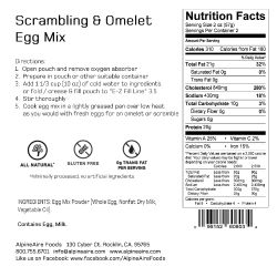 AlpineAire Foods Scrambling and Omelet Egg Mix #2