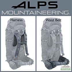 ALPS Mountaineering Caldera 75 Harness and Waist Belt