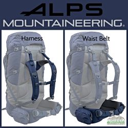 ALPS Mountaineering Red Tail 80 Harness and Waist Belt