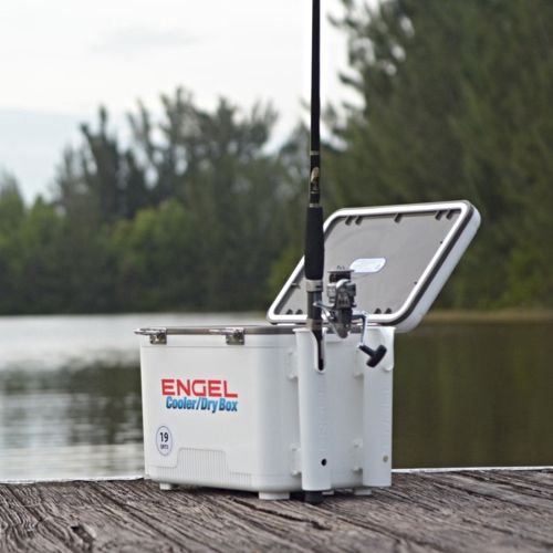 Engel 19-Quart Fishing Rod Holder Cooler and Container, Tan (4 Pack), 1  Piece - City Market