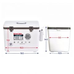 Engel 30 Qt Live Bait Dry Box Cooler #8