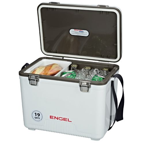 White Engel Cooler/Dry Box 19 Qt 