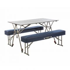 Kamp Rite Kwik Fold Table with Benches #2