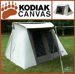 Kodiak Canvas 9x8 ft Flex Bow Canvas Tent Deluxe