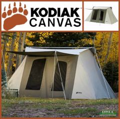 Kodiak Canvas 10x14 ft Flex Bow Canvas Tent Deluxe