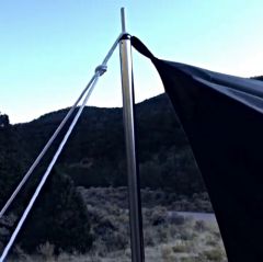 Kodiak Canvas Super 6 Tarp with Tent Poles #4