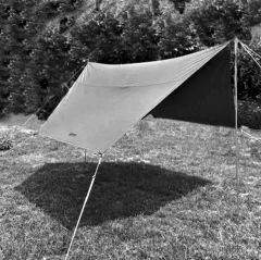 Kodiak Canvas Super 6 Tarp with Tent Poles #8