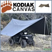 Kodiak Canvas Super 6 Tarp with Tent Poles