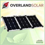 Overland Solar 120 Watt 3 Panel Folding Solar Kit