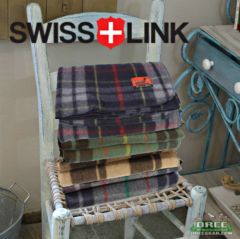 Swiss Link Plaid Wool Blankets