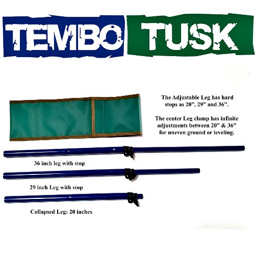 TEMBO TUSK // Adjustable Leg Scottle Grill
